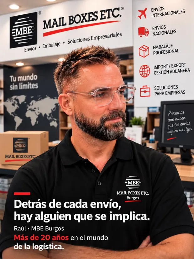 Creatividad publicada sobre la atención a cada envío